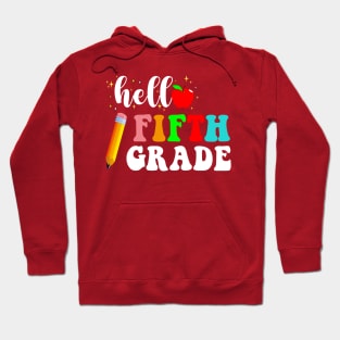 Team 5th Grade Hello Fifth Grade Crew Squad Teacher Kids T-Shirt Hoodie